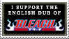 Bleach English Dub Stamp