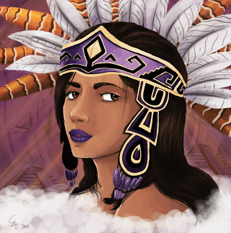 Aztec Goddess by SurrealMime on DeviantArt