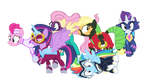 The Mane Six by BenPictures1
