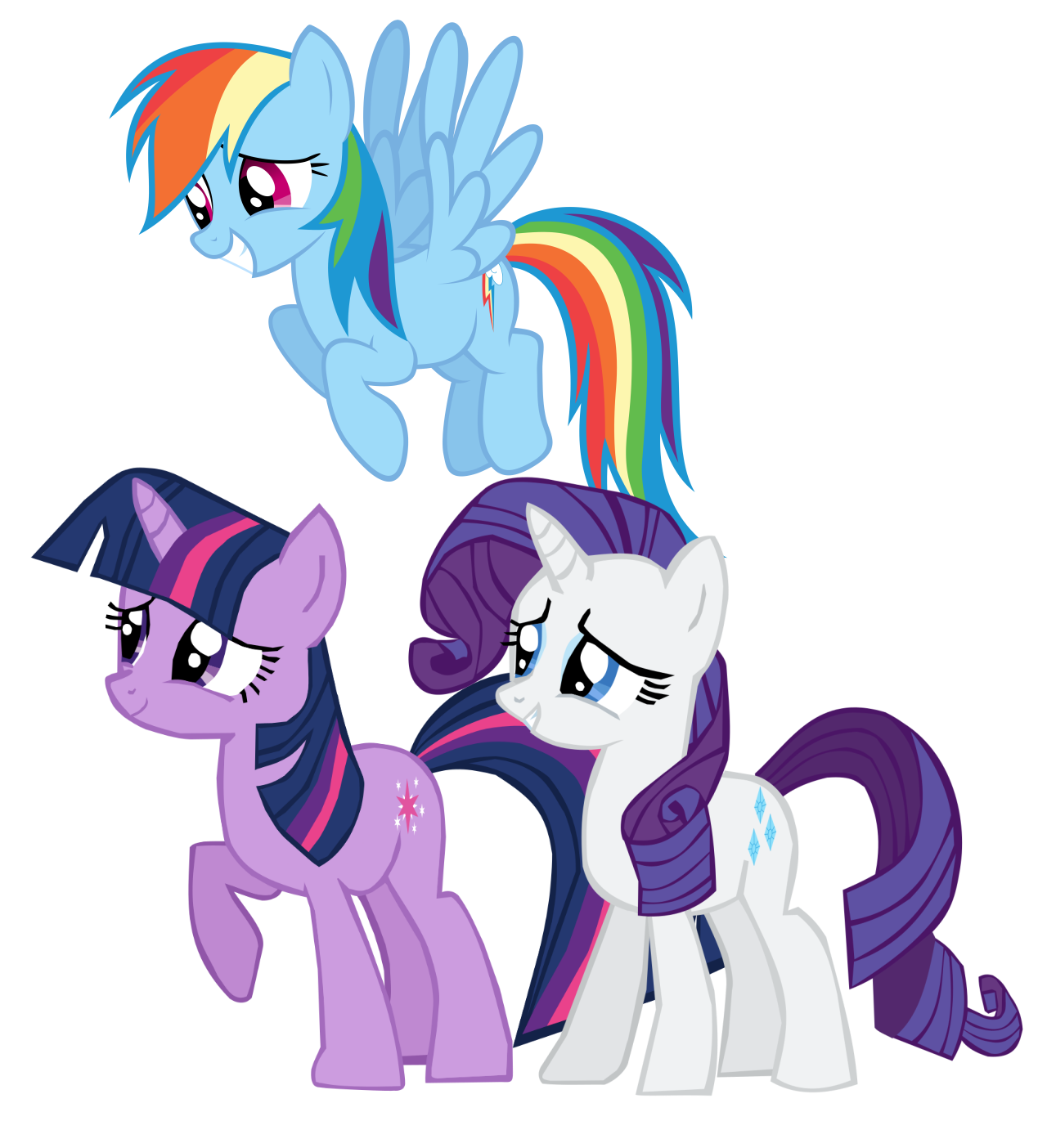 My little pony twilight sparkle and rainbow dash hotsell