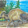 Parasaurolophus and Teratophoneus