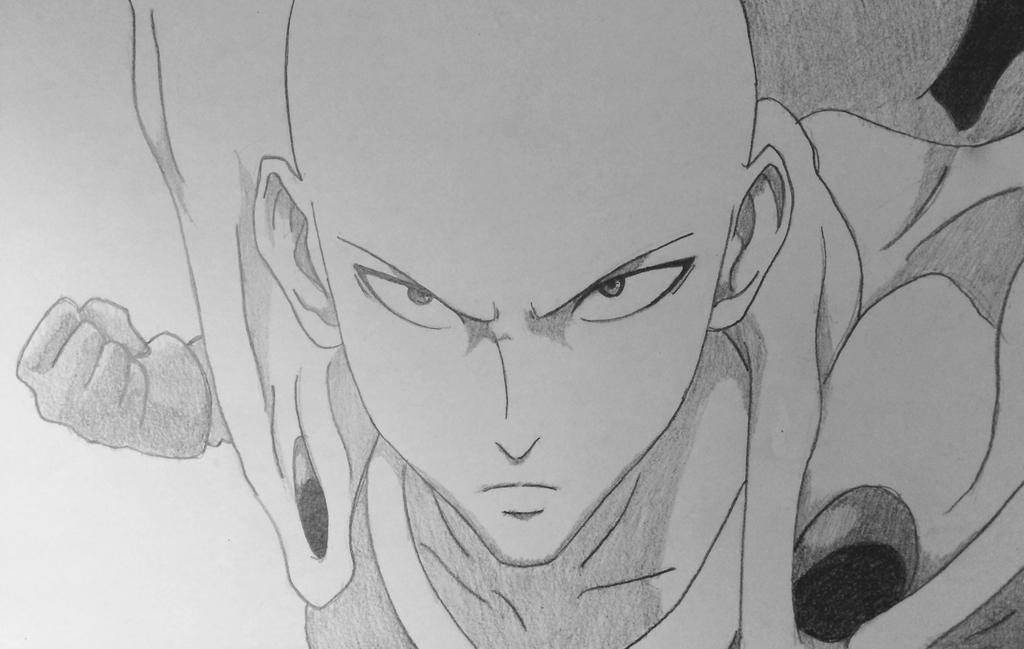 Drawing Saitama! - One Punch Man by kaazoku on DeviantArt