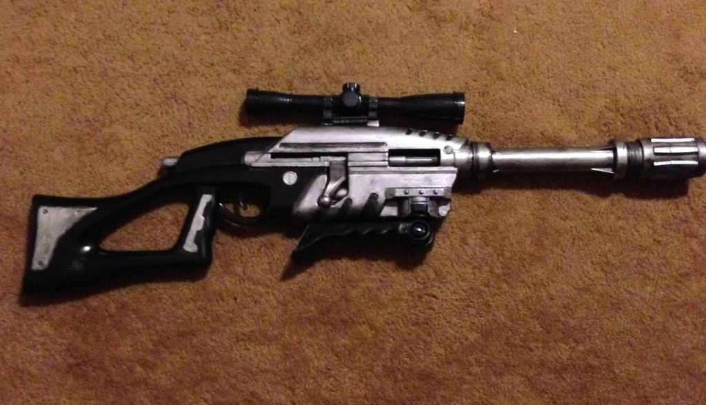 Custom painted nerf sniper rifle