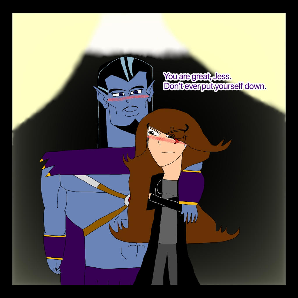 Brooding Girl, Gentle Boy by FemaleJester1212 on DeviantArt