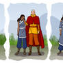 Aang and Katara