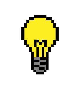 Springen moeilijk tevreden te krijgen elegant Pixel Light Bulb by VincentDeVille on DeviantArt