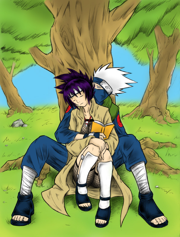 KakashiXAnko Colored pic