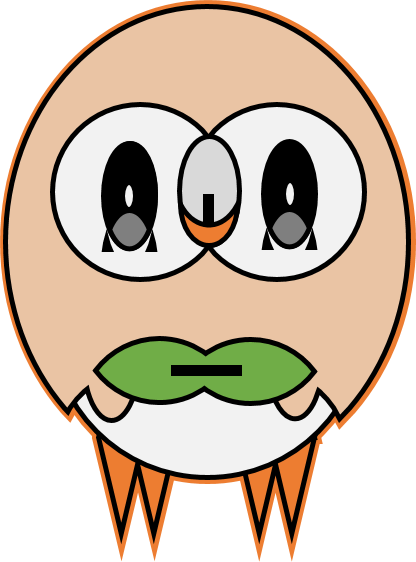 Tierno Style Minimalist Rowlet