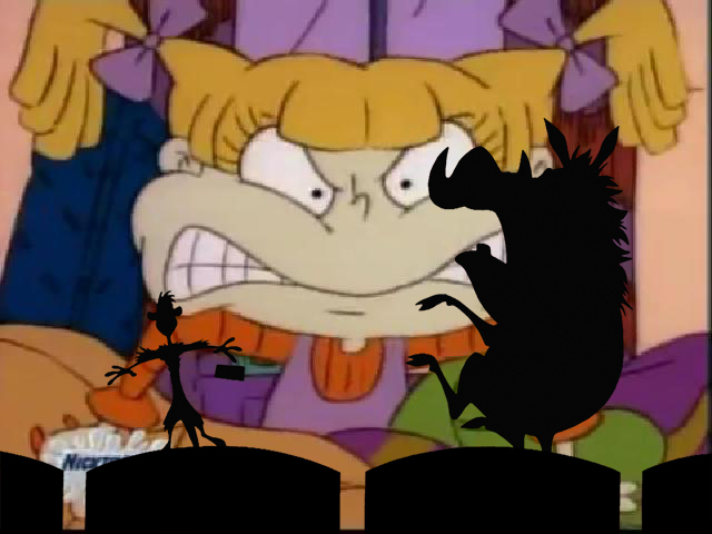 Timon and Pumbaa Scared of Angelica by Uranimated18 on DeviantArt