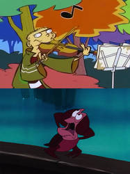Ed's Violin Playing Annoys Sebastian