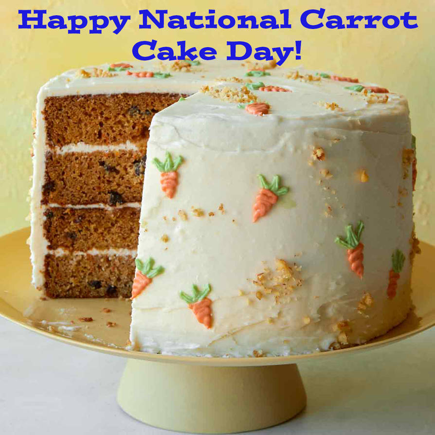 Happy National Carrot Cake Day! by Uranimated18 on DeviantArt