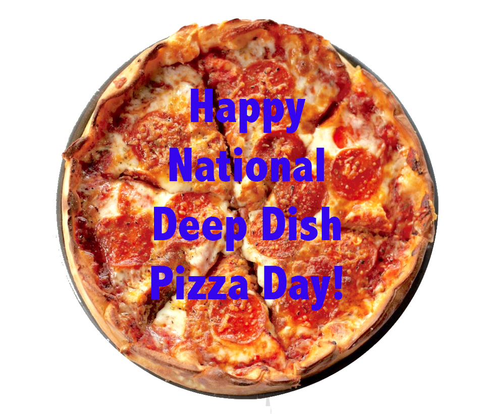 Happy National Deep Dish Pizza Day! by Uranimated18 on DeviantArt
