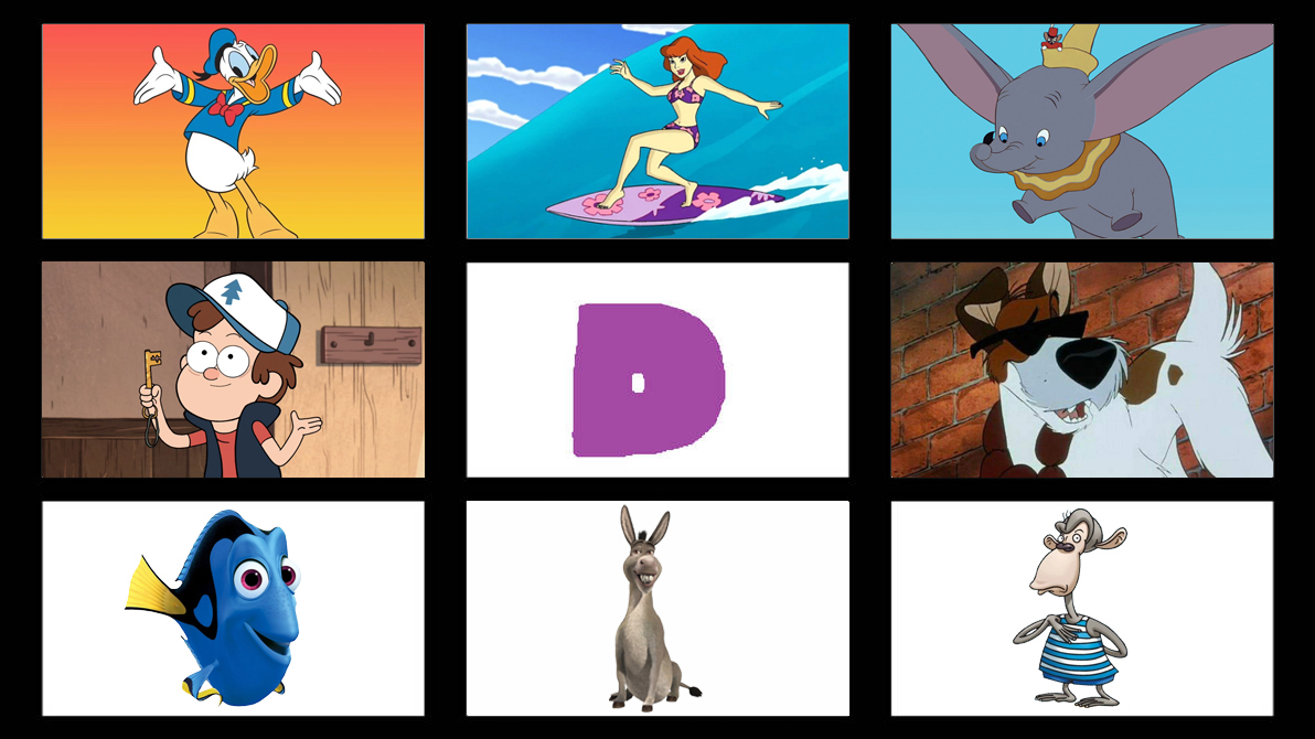 D Character Animation My Favorite Letter D Characters by Uranimated18 on DeviantArt