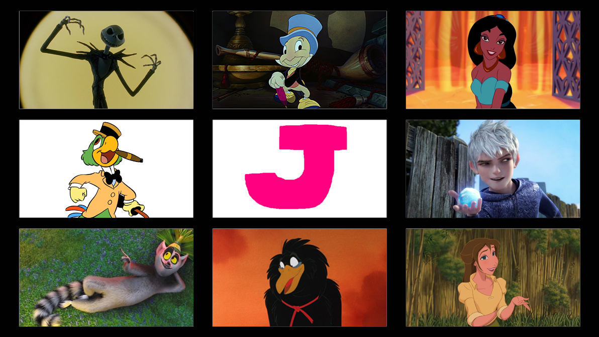 Letter R J Characters My Favorite Letter J Characters by Uranimated18 on DeviantArt