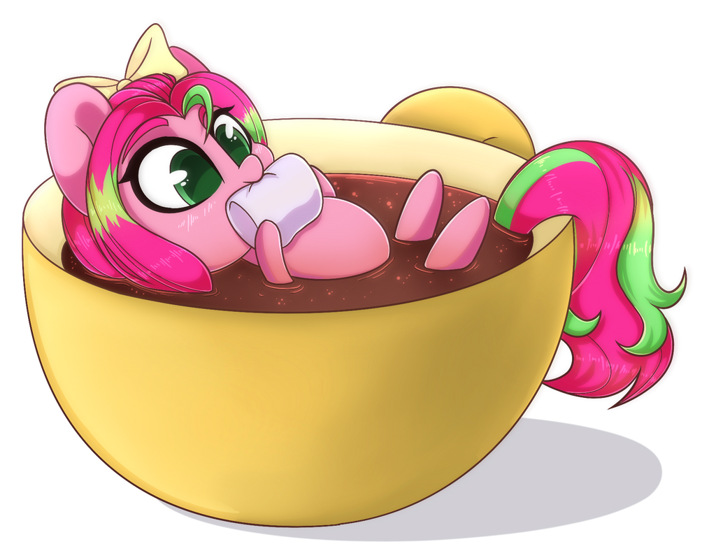 [Ych result] pony in a tea cup