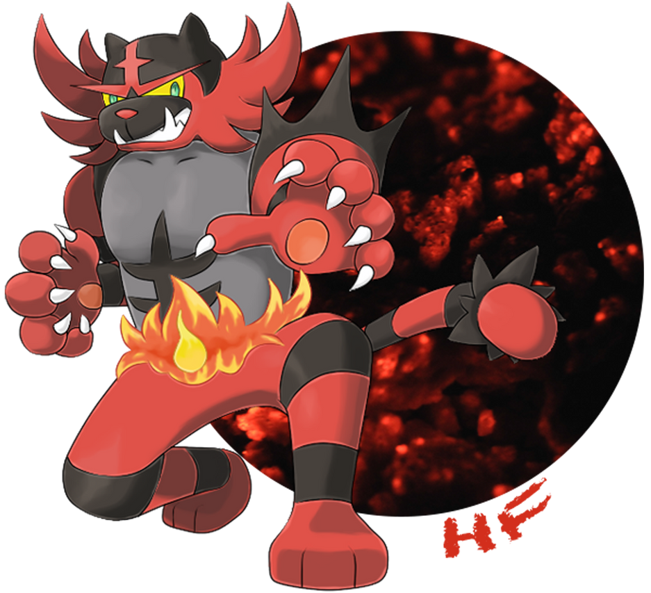 Incanroar 727. Incineroar by hftran on DeviantArt