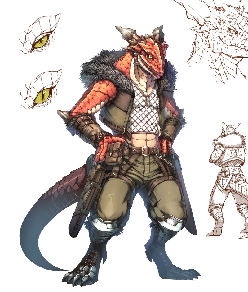 Lizard man by inubiko on DeviantArt