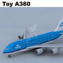 KLM A380 Cinema 4D Toy Plane