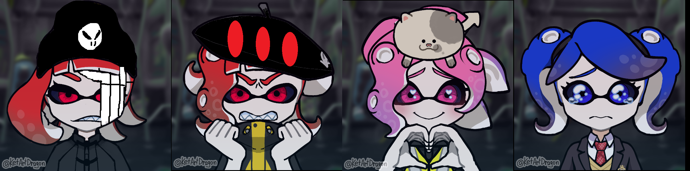 Haggardnanachi's Murder Drones Splatoon Edition