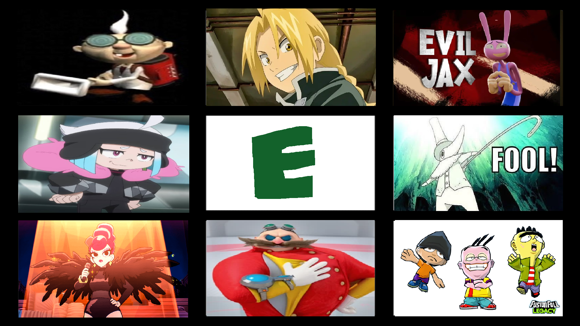 My favorite letter E characters