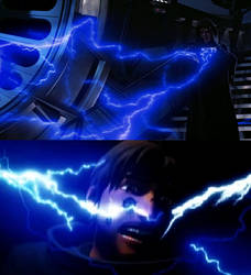 Emperor Palpatine zaps Sheridan