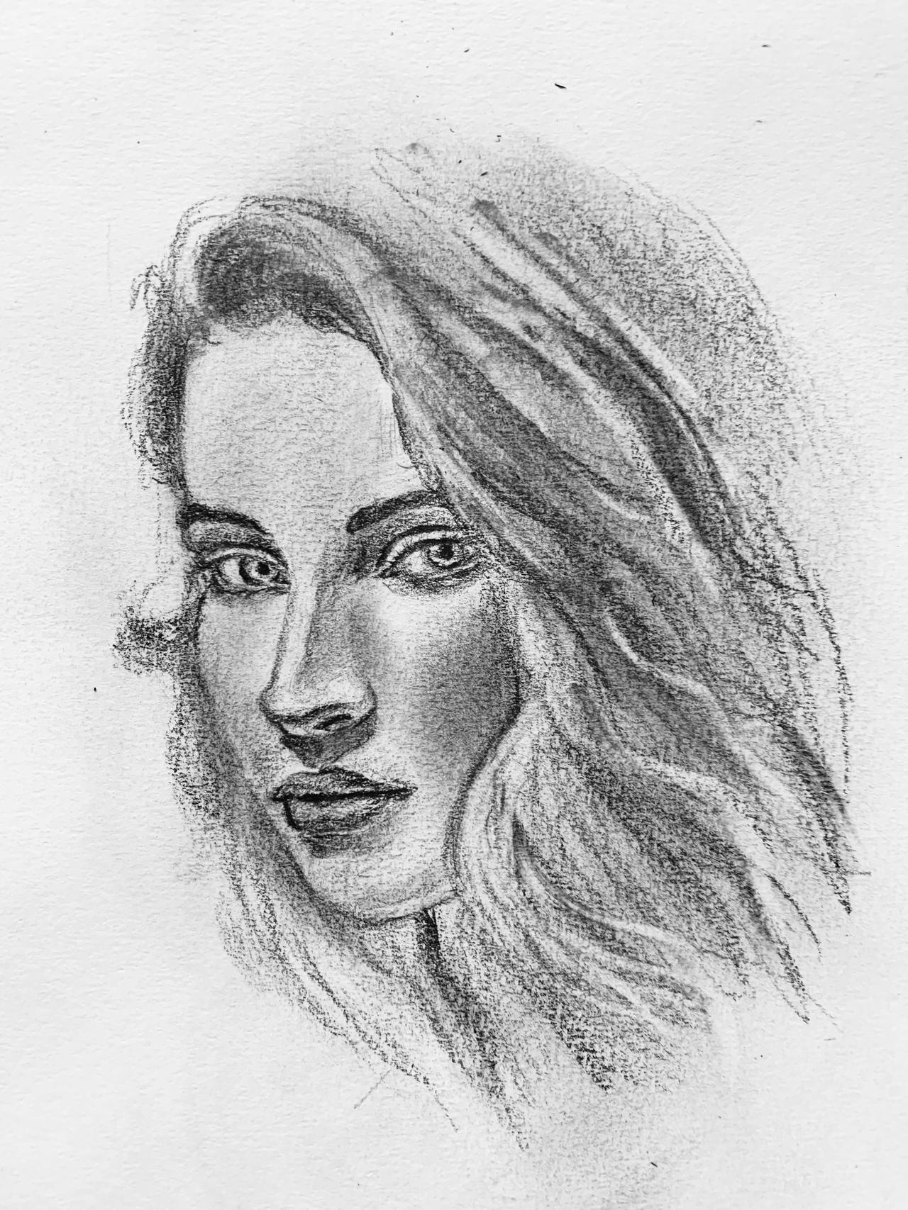 Dibujo rostro femenino by LouieSartist on DeviantArt