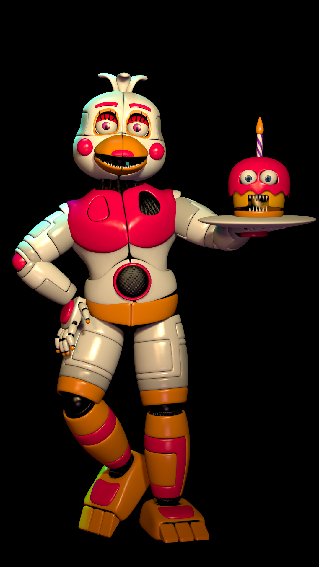 Funtime Chica Icon Remake (UCN) by Brengleen on DeviantArt