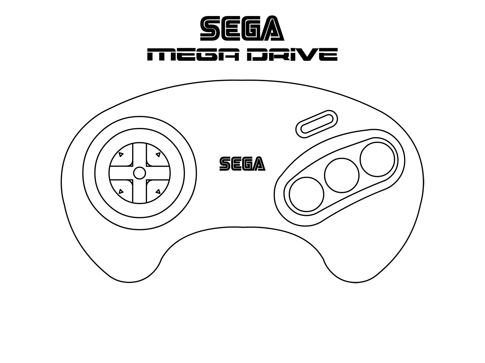 SEGA Mega Drive Controller by oloff3 on DeviantArt