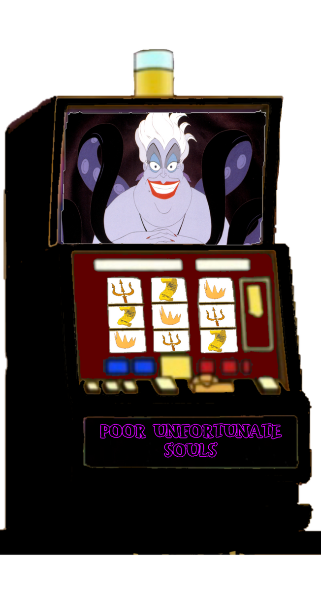 Ursulas Poor Unfortunate Souls Slot Machine PNG by JakeyFrolloGothel on ...