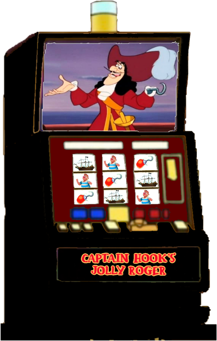 Captain Hooks Jolly Roger Slot Machine PNG by JakeyFrolloGothel on ...