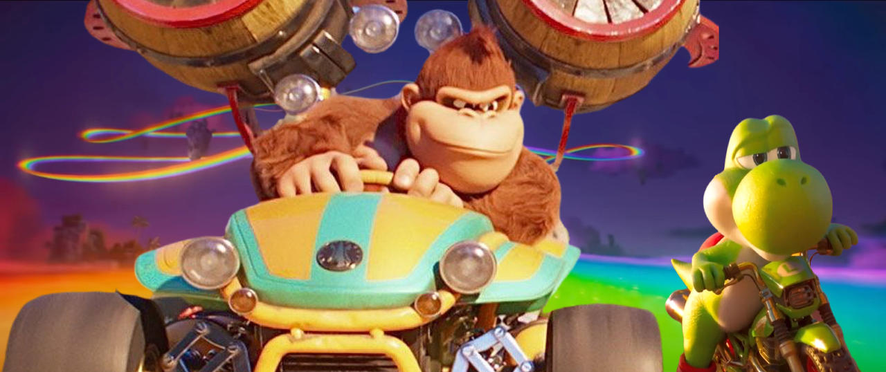 Donkey King Rocking Donkey Kong and Yoshi Racing by JakeyFrolloGothel on DeviantArt