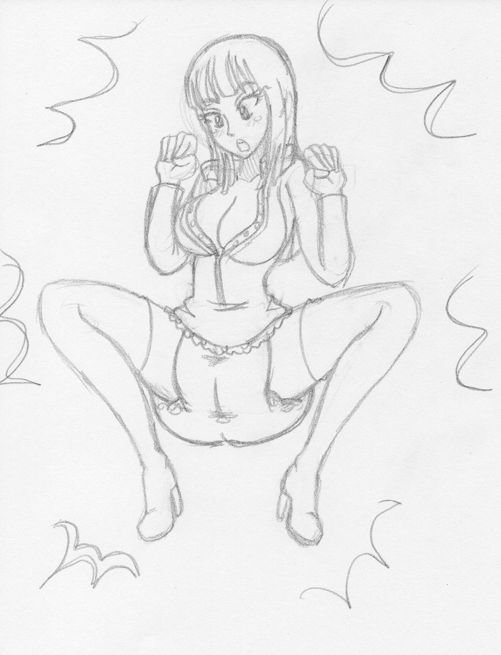 Sketch of the day ( Padded Nico Robin)