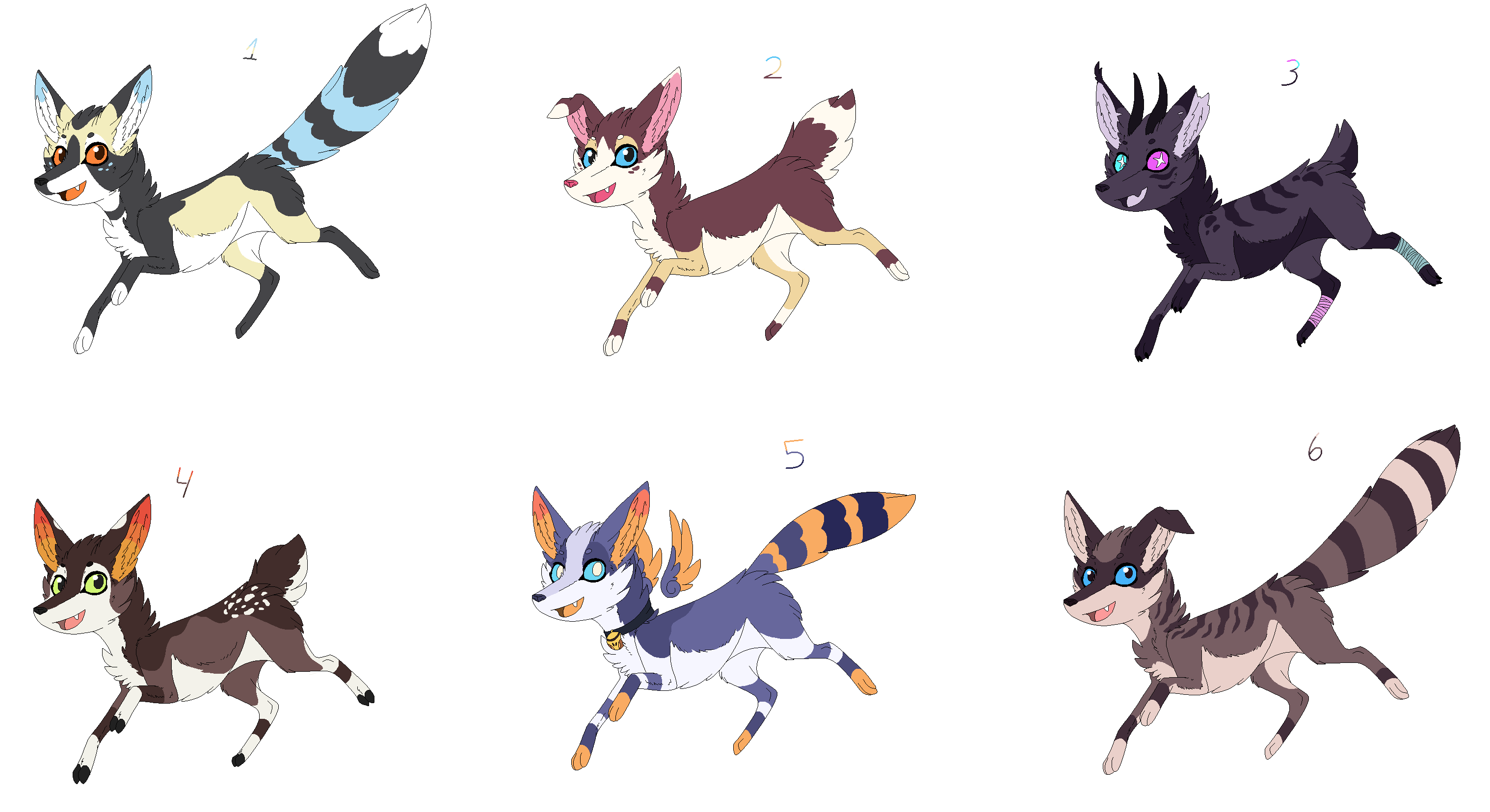 Fox Adaptables Fox adoptables (CLOSED!) by XiniMonster on DeviantArt