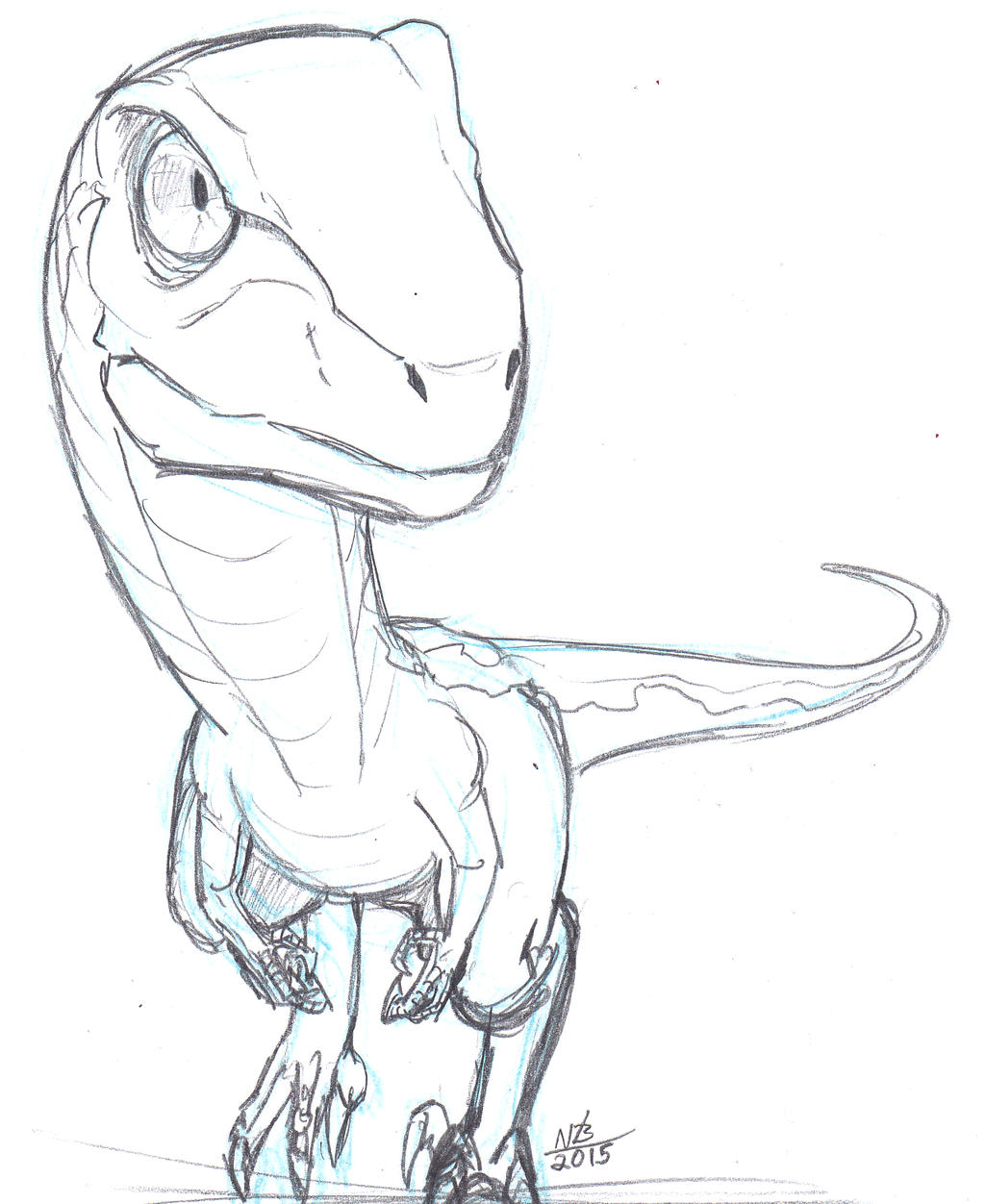 Jurassic Chibi #1: Velociraptor