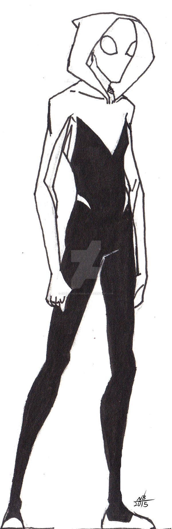 Spider-Gwen Break Sketch