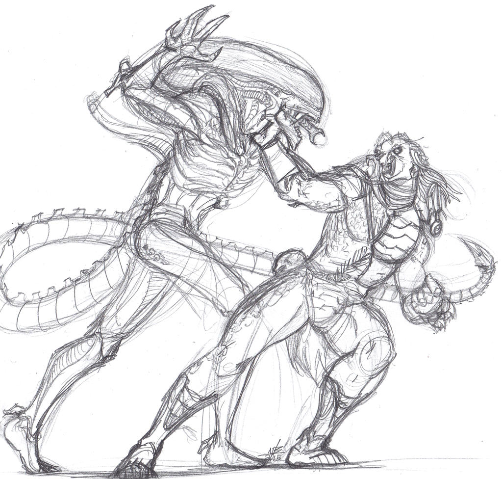 Alien vs. Predator sketch