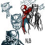 Black Panther Doodles Feat. Spider-Pest