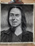 Matthew Mercer Charcoal Drawing by CornyCryolo