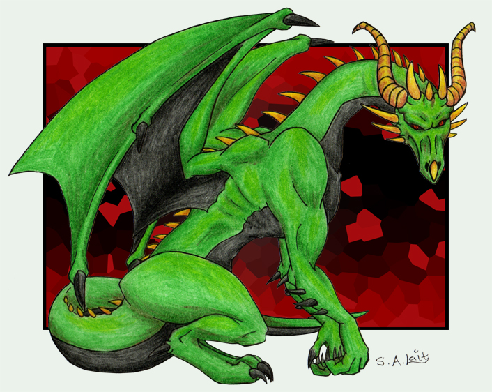 Pretty Green Dragon