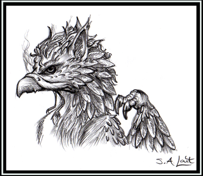 Detailed Gryphon Bust