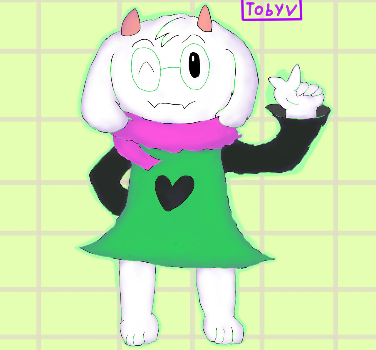 Ch. 2 Ralsei Drawing by Toby0723 on DeviantArt