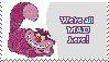 Cheshire Cat Stamp by sparkycom