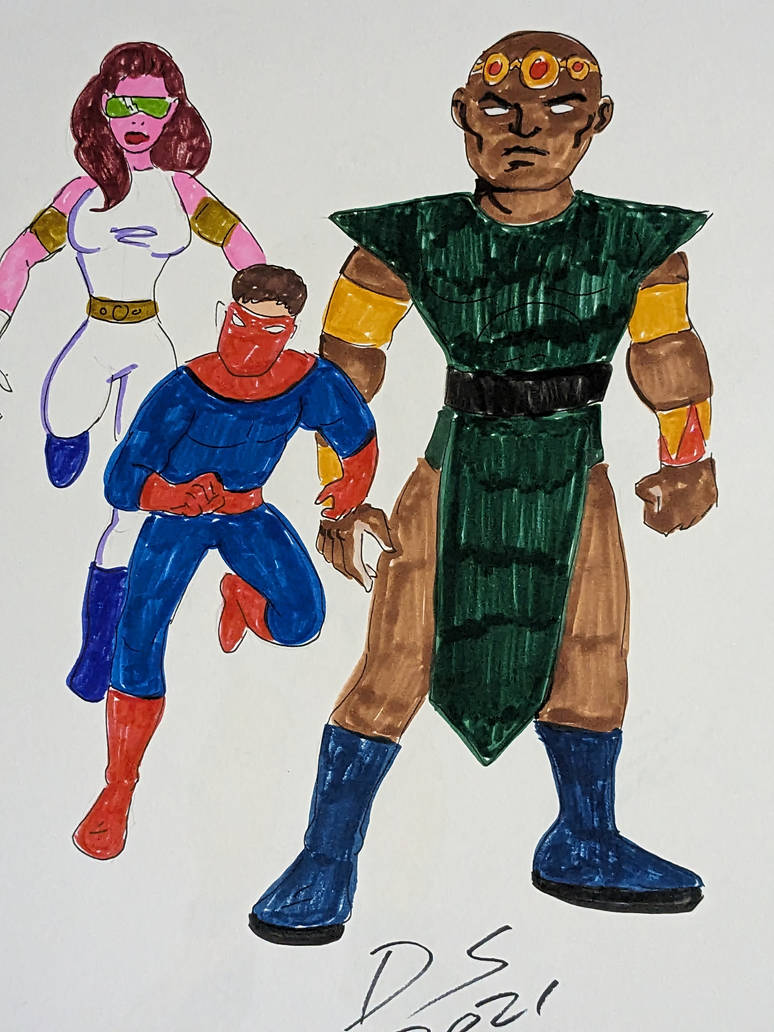 Simbaka with Red Raider and Ruby Red by Astrovikdave on DeviantArt