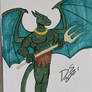Dragon humanoid warrior of Lethia