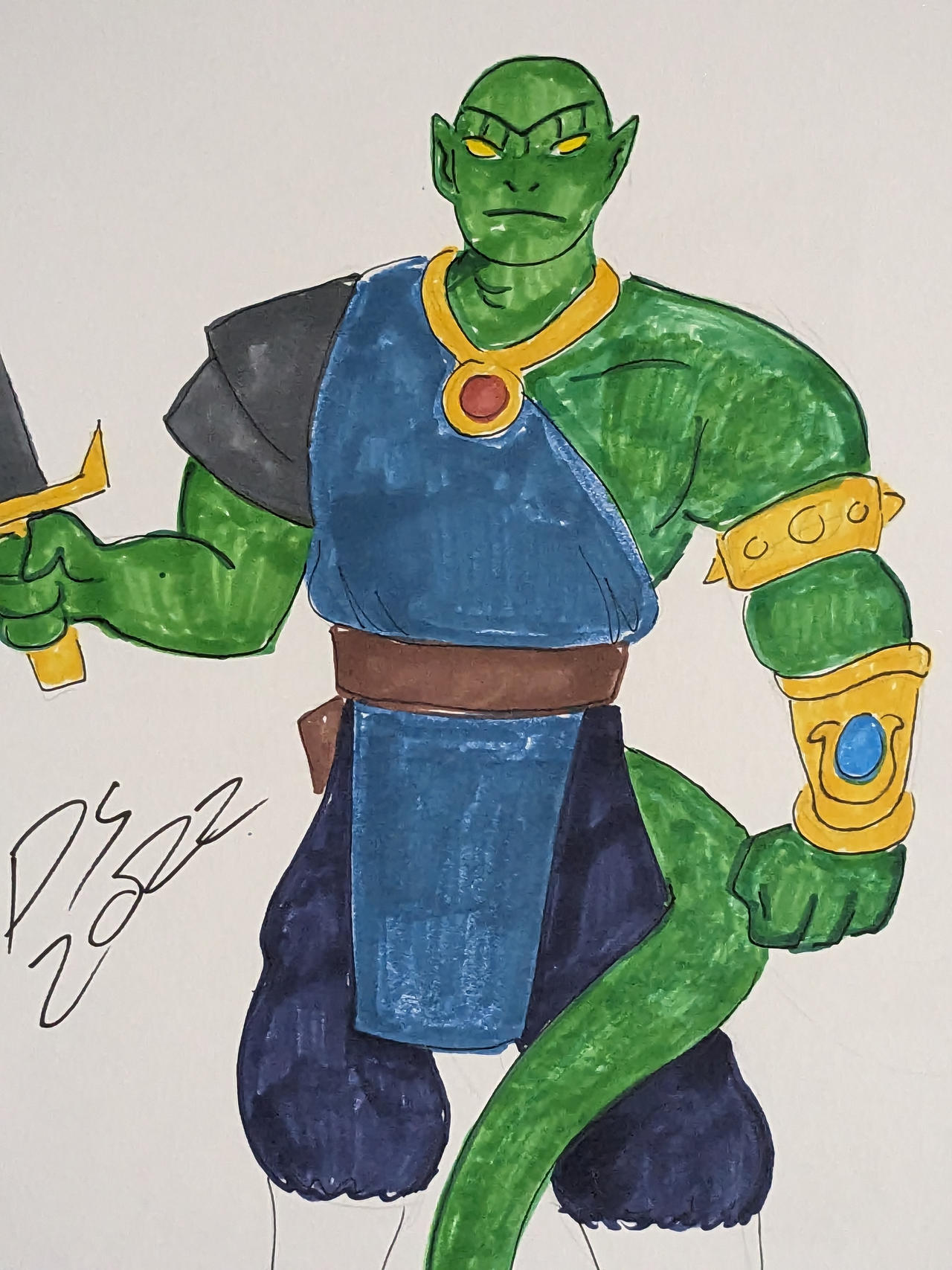 T'chaa the Saurian warrior.