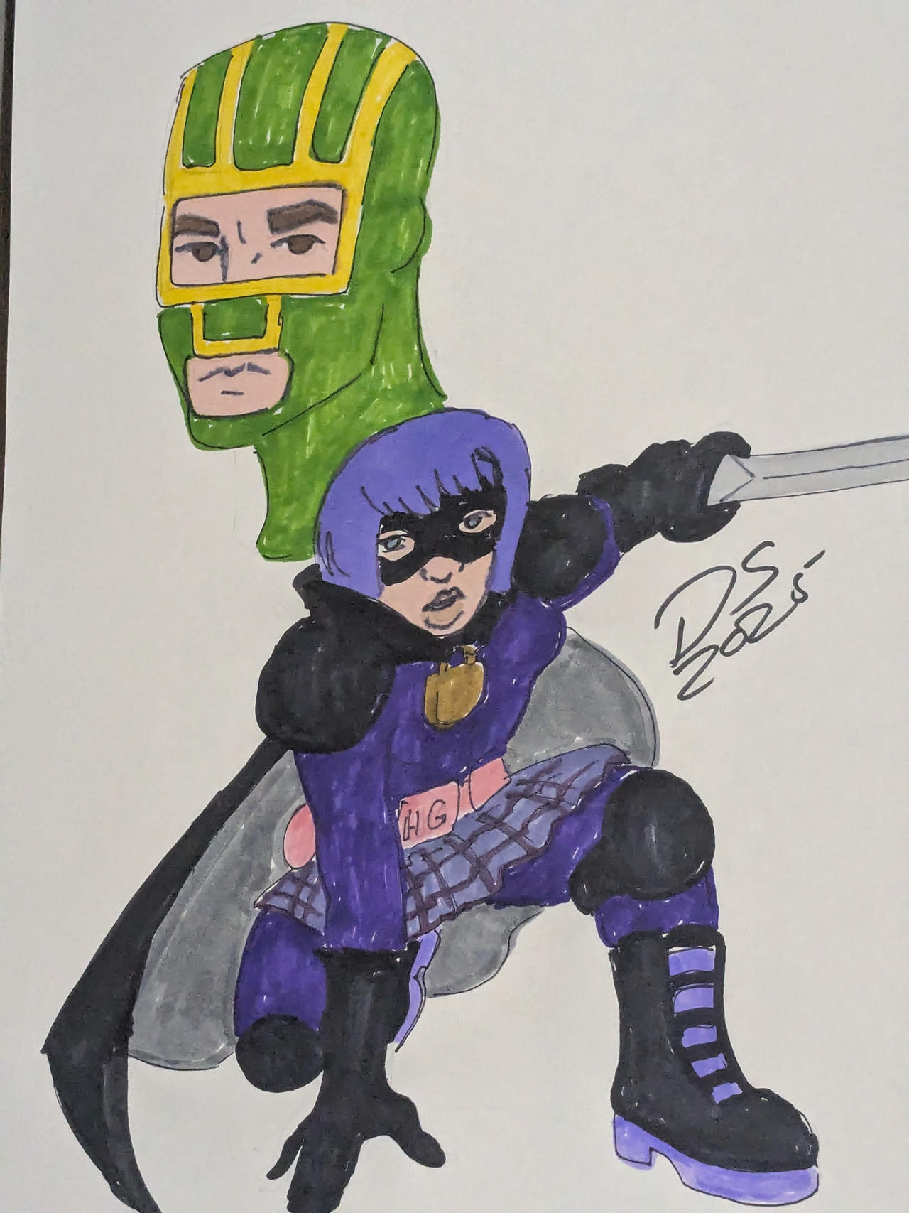 Kick Ass Ai Character Rendition Hit Girl and Kick Ass from Kick Ass movie by Astrovikdave on DeviantArt