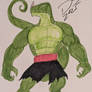 Lizard humanoid warrior