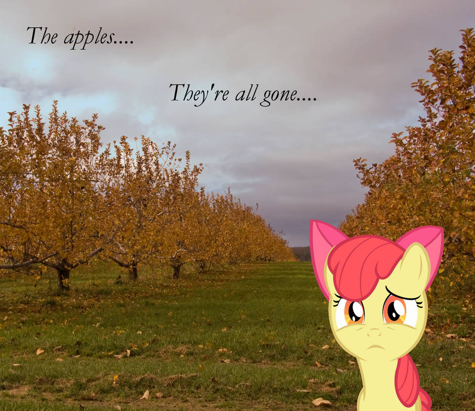 No Apples No apples for Applebloom by Bryal on DeviantArt