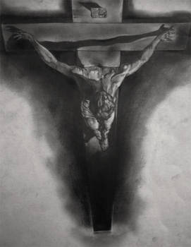 Dali- Crucifixion pencil study