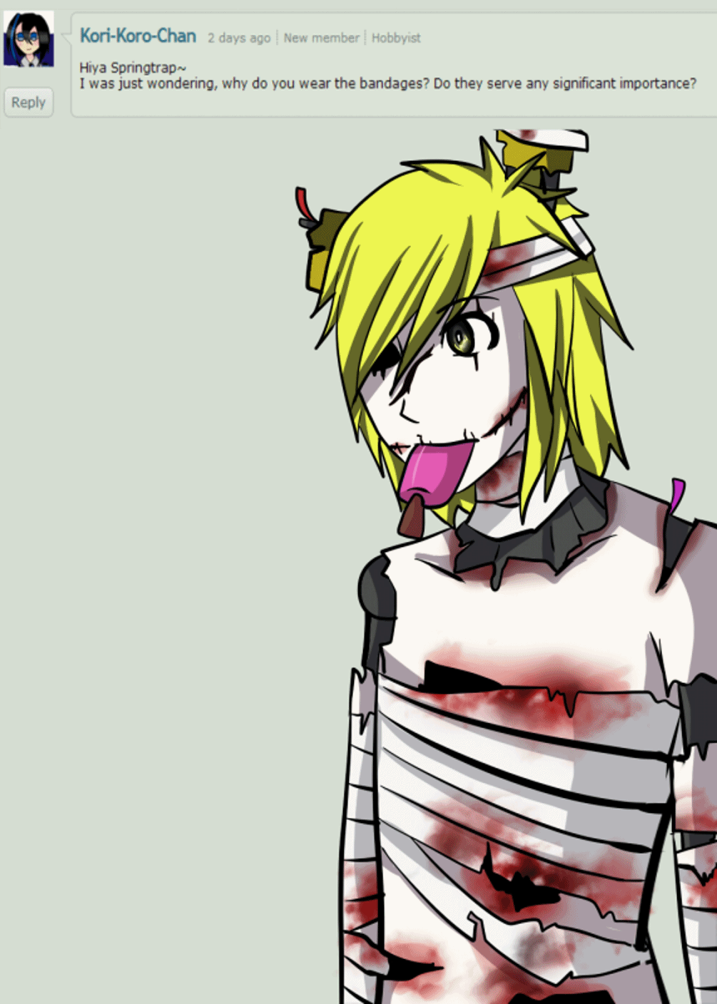 SPRINGTRAP (HUMAN/ANDROID/ANIME VERSION) by YaoiIsMyBet on DeviantArt